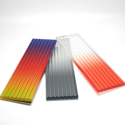 Dekoratives geschnitztes Kristallglas 8mm 10mm 12mm 15mm Verhärtetes Flutglas Farbiges Flutglas Architekturglas für den Boden