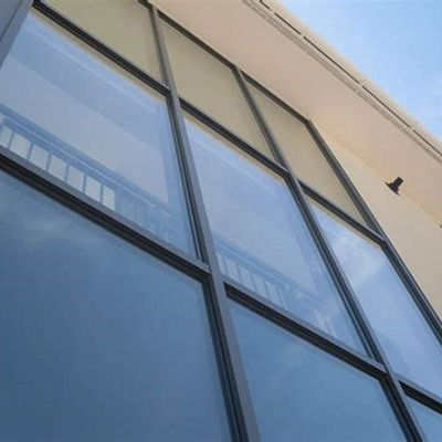 79% Sonnenglas-Gardinenwandsystem Architektonische Gardinenwand Fenster Wohnraum Wärmeabbau Gewerbliche Außenglaswände