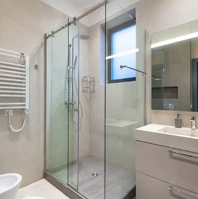 Moderne Modelle für das Bad Toilette Gehärtetes Glas Dusche Rahmenlos Weich geschlossene Schiebetüren