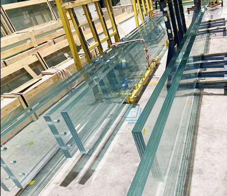 Große Größe Ultra-Clear Low Iron Tempered Laminated Glass individuell angepasst Max. Größe 3300x13000mm