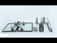 Hohles laminiertes Glas mit Spinne für Vorhangwand