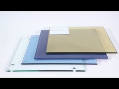 Architektonische Dekoration Farbiges Transparentes Gehärtetes Glas Bohrer