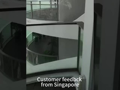 Hochhäuser Sicherheit Gehärtetes Glas Schutzgitter