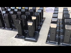 Seitengestellte Glasspitzen, Glaszaunspitzen, Edelstahlspitzen