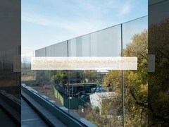15 mm klare gehärtetes Glas Balustrade für Deck Pool Zaun Balkone Terrassengeländer